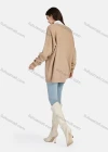 Wholesale Women's Plain Casual High Neck Long Sleeve Sweater Tops & Round Neck Cable Knit Long Sleeve Sweater Tunics 2 Piece Set - Liuhuamall