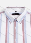 Wholesale Men's Casual Striped Buttons Down Long Sleeve Shirt - Liuhuamall
