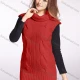 Wholesale Women's Plain Cowl Neck Sleeveless Plain Sweater 519# Guangzhou Clothing Wholesale Market & Suppliers -LIUHUAMALL