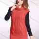 Wholesale Women's Plain Cowl Neck Sleeveless Plain Sweater 520# Guangzhou Clothing Wholesale Market & Suppliers -LIUHUAMALL