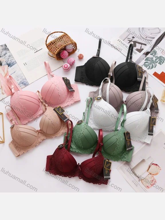 Wholesale Women's Guipure Lace Lingerie Adjustable Strap Balcony Bra B154#