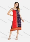 Wholesale Women's Vintage Floral Print Spaghetti Strap Cami Dress - Liuhuamall