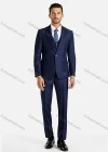 Wholesale Men's Button Blazer&Vest&Suit Pants 3-Piece Plaid Suit Sets - Liuhuamall
