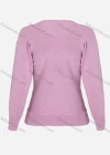 Wholesale Women's Casual Crew Neck Long Sleeve Plain Sweater - Liuhuamall