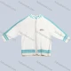 Wholesale Girl's Casual Striped Trim Long Sleeve Zipper Knited Sweater Jacket 81# Clothing Wholesale Market Liuhua