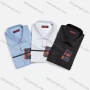 Wholesale Men's Casual Plain Long Sleeve Patch Pocket Button Down Shirt R002# preview