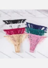 Wholesale Women's Sexy Lace Thongs 2028# - Liuhuamall