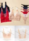 Wholesale Women's Sexy Lace Bralette Bra & Thongs Lingerie Set LL-22837# - Liuhuamall