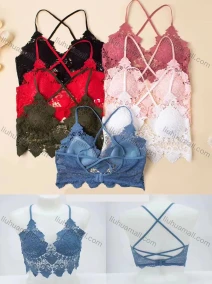 Wholesale Women's Sexy Lace Spaghetti Strap Bralette Bra LL-53199#, LIUHUA CLOTHING WHOLESALE