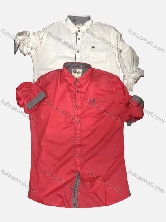 Wholesale Men's Plain Button Down Pocket Casual Shirt