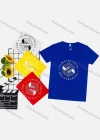 Wholesale Boy's Casual Pattern & Letter Print Round Neck Short Sleeve Tee - Liuhuamall