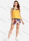 Wholesale Women's Summer Casual Cami Top&Shorts Tropical Print Set - Liuhuamall