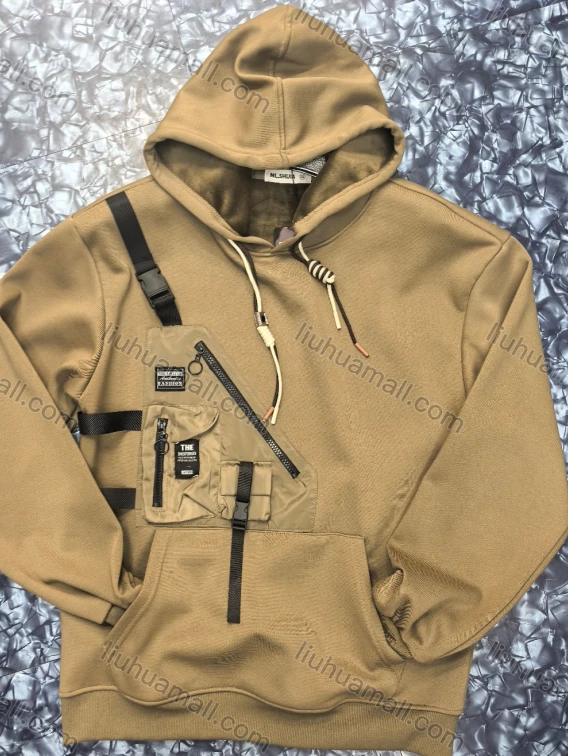 Wholesale Casual Patch Pocket Hooide Casual, Guangzhou Clothing Wholesale Market & China Sourcing - LIUHUAMALL, Men