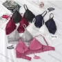 Wholesale Women's Lace Trim Spaghetti Strap Lingerie Bra preview