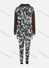 Wholesale Women's Casual Long Sleeve Camo Knit Top & Trousers 2 Piece Set - Liuhuamall