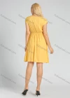 Wholesale Women's V Neck Asymmetrical Button Front Short Dress - Liuhuamall