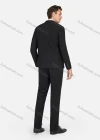 Wholesale Men's Formal Plain Slim Fit Lapel Suit Jacket With Waistcoat 3 Piece Set - Liuhuamall