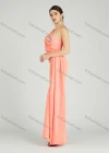 Wholesale Women's Elegant One Shoulder Sequin Applique Mermaid Evening Dress 5023# - Liuhuamall