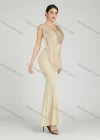 Wholesale Women's Elegant Sleeveless Sequin Mermaid Evening Dress 6071# - Liuhuamall