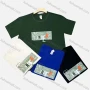 Wholesale Men's Casual Letter Print Round Neck Short Sleeve T-shirt preview