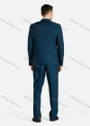 Wholesale Men's Formal Plain Single Breasted Pockets Slim Fit Lapel Blazer & Pant 2-Piece Suit Set - Liuhuamall