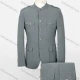 Wholesale Men's Plain Button Down Multiple Pockets Chinese Tunic Suit & Pants 2-Piece Sets BA220307# Dark Gray Clothing Wholesale Market Liuhua