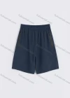 Wholesale Men's Sporty Plain Elastic Waist Zipper Pocket Shorts - Liuhuamall