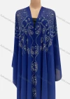 Wholesale Women's Vintage Rhinestone Beaded V Neck Maxi Kaftan Dress - Liuhuamall