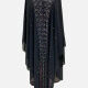 Women's Vintage Muslim Islamic Rhinestone Beaded Maxi Dress With Kaftan Cloak 45# Clothing Wholesale Market -LIUHUA