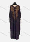 Wholesale Women's Vintage Muslim Islamic Rhinestone Beaded Maxi Kaftan Cloak Dress - Liuhuamall