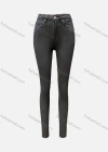 Wholesale Women's Casual Plain Multiple Pockets Striped Trim Skinny Jeans 42080# - Liuhuamall
