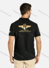 Wholesale Men's Casual Embroidered Crown Flag Short Sleeve Polo Shirt - Liuhuamall