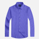 Men's Formal Plain Collared Long Sleeve Texture Button Down Shirts 20# Clothing Wholesale Market -LIUHUA