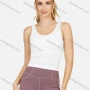 Wholesale Women's Plain Scoop Neck Workout Tank Top preview