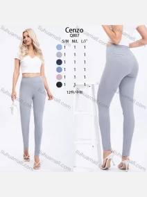 Wholesale Women's Casual Plain Skinny Fit High Waist Ankle Length Leggings (Pack of 12)Q806#, LIUHUA CLOTHING WHOLESALE