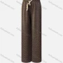 Wholesale Women's High Waist Drawstring Allover Print Casual Wide Leg Pants preview