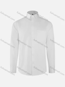 Wholesale Men's Formal Plain Collared Button Down Patch Pocket Long Sleeve Shirts, LIUHUA CLOTHING WHOLESALE