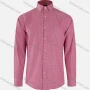 Wholesale Men's Fashion Allover Print Collared Button Down Patch Pocket Long Sleeve Shirts preview
