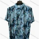Wholesale 2026 Men's Slim Fit Short Sleeve Abstract Ink - Wash Print Casual Business Shirt | Wholesale In Stock Blue Clothing Wholesale Market Liuhua