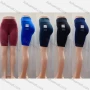 Wholesale Women's Sporty High Waist Mesh Pockets Plain Biker Short preview