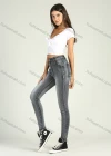 Wholesale Women's High Waist Stretch Washed Skinny Jeans - Liuhuamall