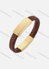 Wholesale Genuine Leather Stainless Steel Magnetic Buckle Bracelet SP0322# - Liuhuamall
