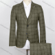 Wholesale Men's Plaid Print Two Button Flap Pockets Blazer & Vest & Suit Pants 3-Piece Suit Sets OG2207-X6502# 151# Guangzhou Clothing Wholesale Market & Suppliers -LIUHUAMALL