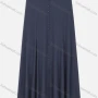 Wholesale Women's Casual Single Decorative Buttons Ruched Split Hem Plain Maxi Skirts preview