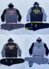 Wholesale Men's Casual Hooded Sweatshirt & Drawstring Sweatpants 2-piece Set 867# - Liuhuamall