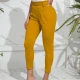 Wholesale Women's Casual Plain Belted Skinny Fit High Waist Cropped Chino Pants Ginger Clothing Wholesale Market Liuhua