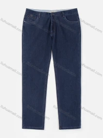 Wholesale Men's Casual Pockets Straight Leg Zipper Fly Plain Jeans, LIUHUA CLOTHING WHOLESALE