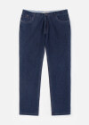 Wholesale Men's Casual Pockets Straight Leg Zipper Fly Plain Jeans - Liuhuamall