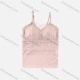Wholesale Women's Pull-on Spaghetti Strap Guipure Lace Plain Camisole Pink Clothing Wholesale Market Liuhua