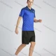 Wholesale Men's Sporty Colorblock Short Sleeve Slim Fit Quick Dry Polo Shirt Navy Clothing Wholesale Market Liuhua